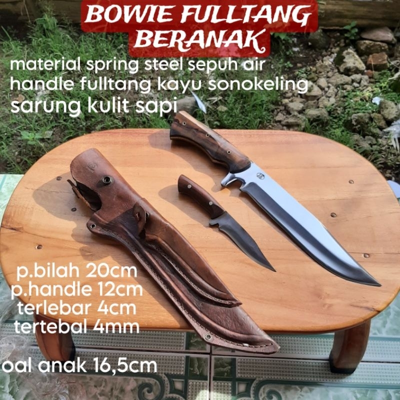 PISAU CAMPING-TACTICAL PISAU SET BOWIE BERANAK
