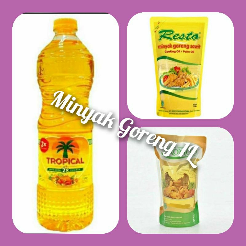 

Minyak Goreng 1 Liter | Berbagai Merk