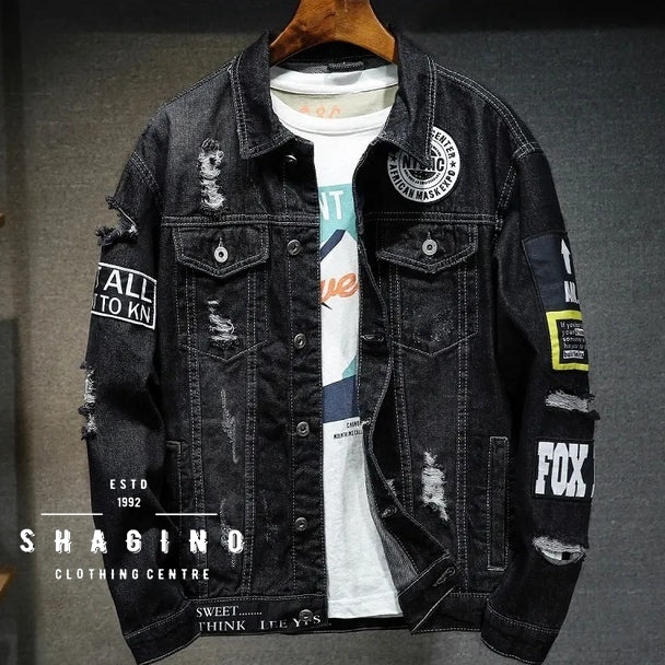 Tertarik Shagino  Jaket Jeans Terbaru  Jaket Jeans Pria  Jaket Jeans Pria Original  Jaket Jeans Pria