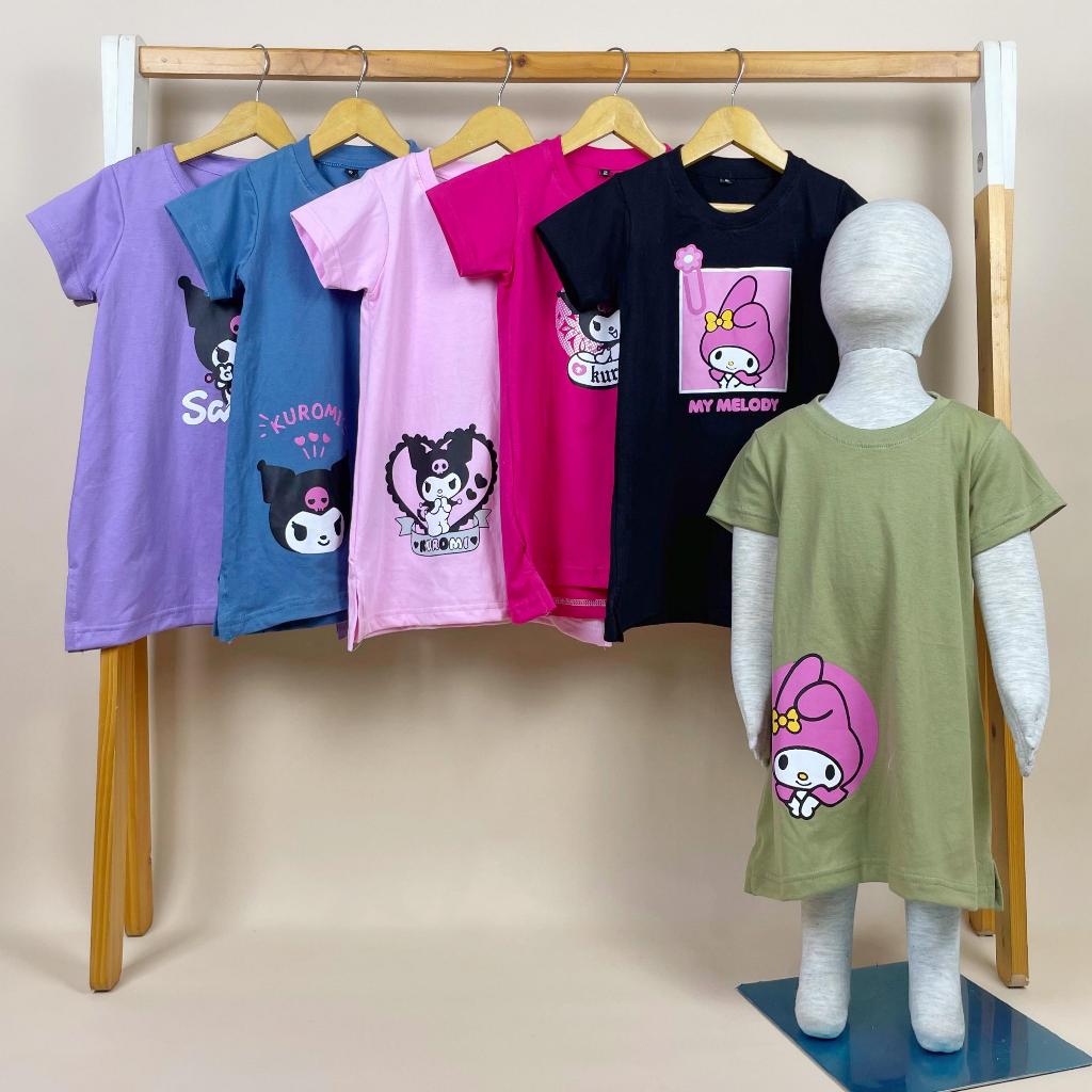 Dress Midi Slit Sanrio - Dress Anak Perempuan 2-10 Tahun Pineapple Kids
