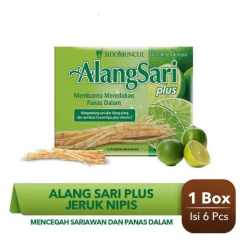 

SIDOMUNCUL ALANG SARI JERUK NIPIS 6 SACHET ALANGSARI SARIAWAN PANAS DALAM