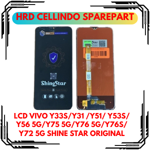 LCD VIVO Y33S/Y31 2020/Y51 2020/Y53S/Y56 5G/Y75 5G/Y76 5G/Y76S/Y72 5G SHINE STAR ORIGINAL