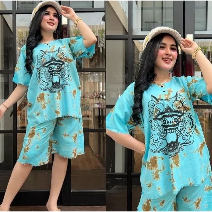 Pesan Saja setelan barong setelan barong bali babydoll dewasa set barong dewasa one set wanita kekin