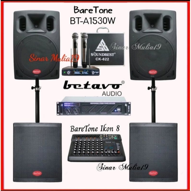PAKET SOUND SYSTEM LAPANGAN BARETONE ORIGINAL