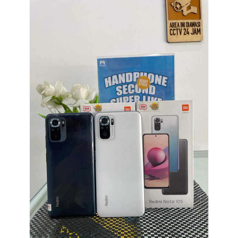 REDMI NOTE 10S 6/64GB || SECOND BERGARANSI || ORI