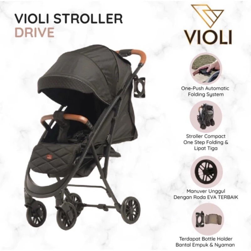 Preloved violi stroller : Auto Fold – Stroller Baby Bayi Anak Kereta Dorong Bayi