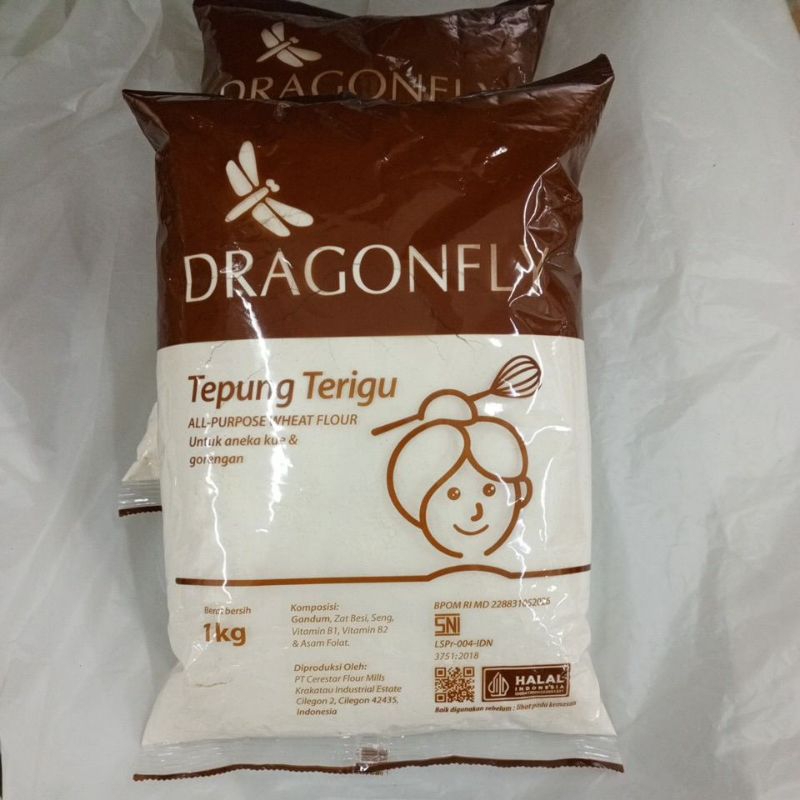 

tepung terigu Dragonfly 1kg