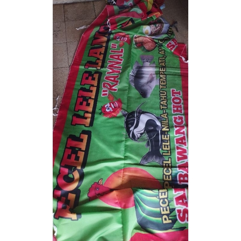 PROMO SPANDUK KAIN/SPANDUK CUSTOM/SPANDUK PECEL LELE