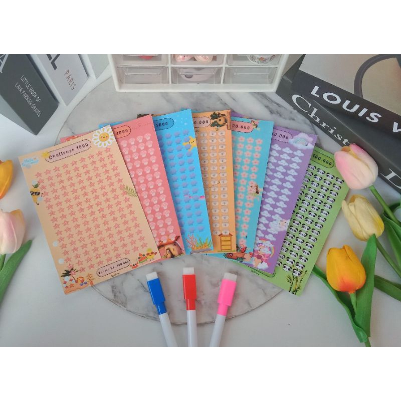 

(Bisa Dihapus) SAVING CHALLENGE LAMINASI / SAVING CHALLENGE BISA DIHAPUS