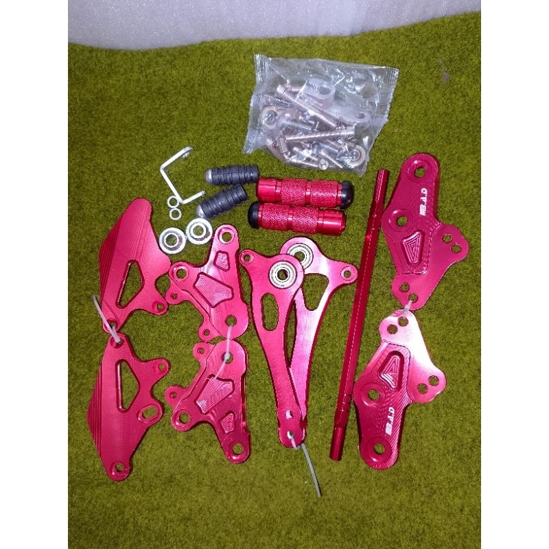 Underbone Footstep Vixion New Old All Vixion Step Set Depan Kanan Kiri Full CNC