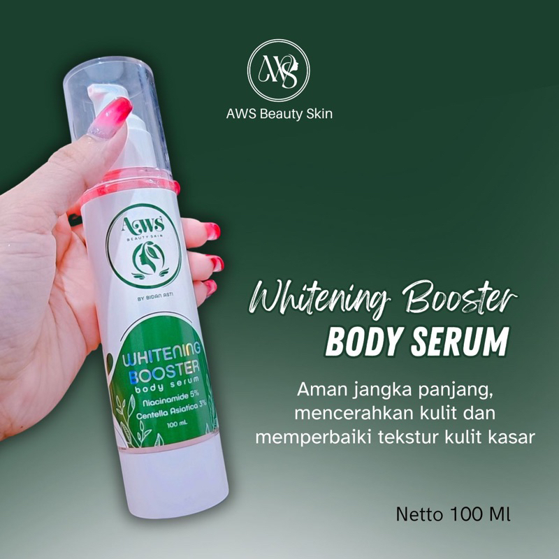 Whitening Boster Body Serum BPOM by AWS BeautySkin | Boster pemutih badan