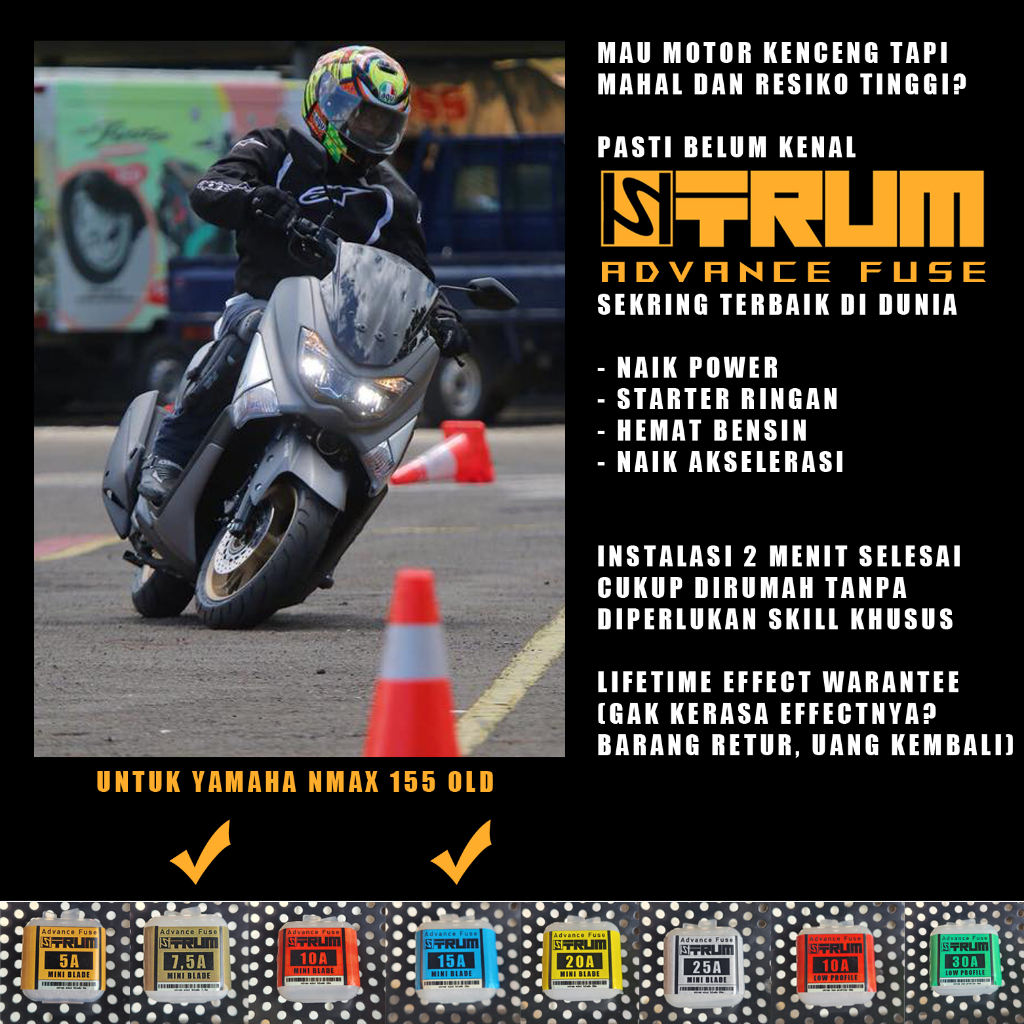 STRUM ADVANCE FUSE SEKRING SULTAN NMAX OLD / AEROX 155 ORIGINAL