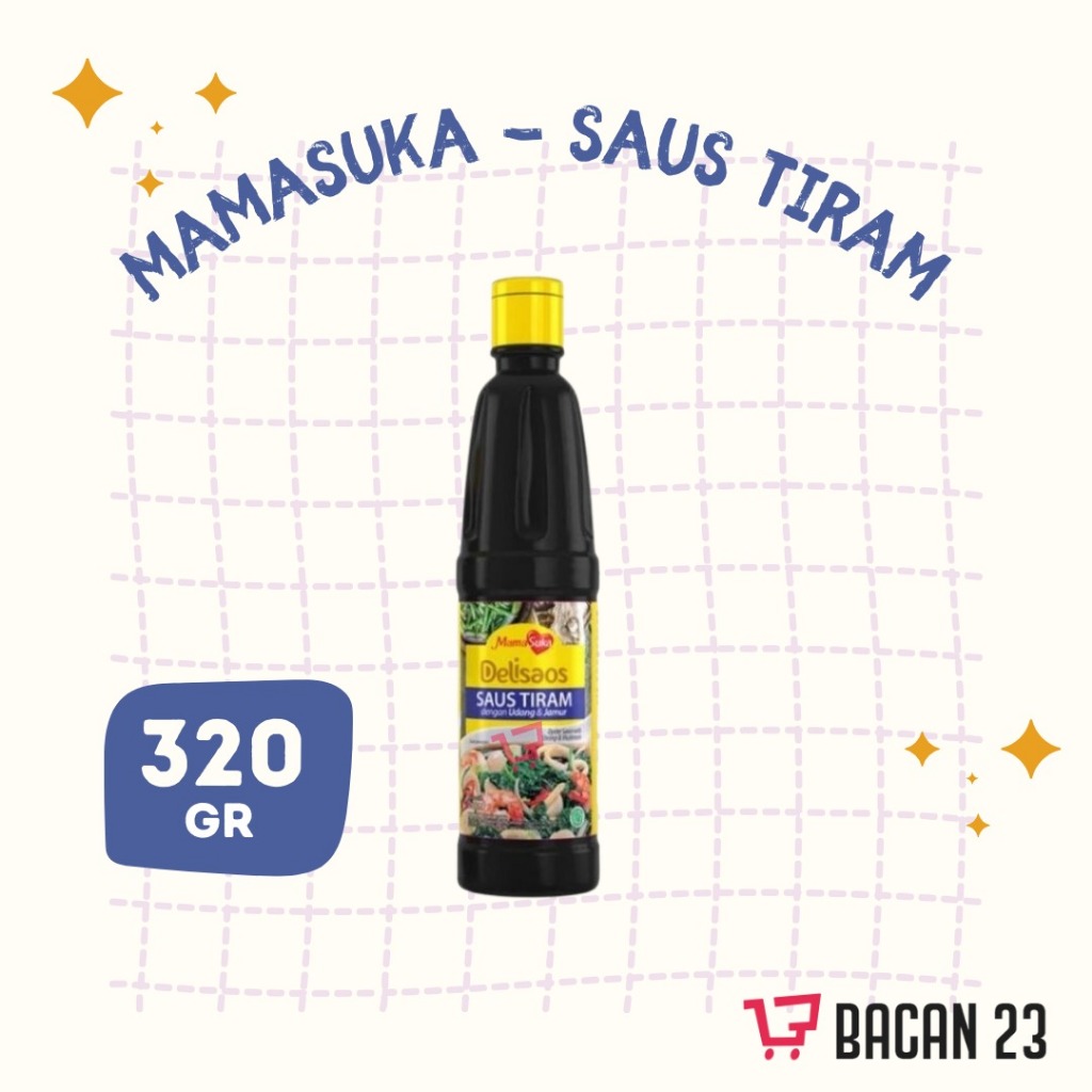 

Saus Tiram MamaSuka Delisaos (320 ml) Saus Tiram Dengan Udang & Jamur