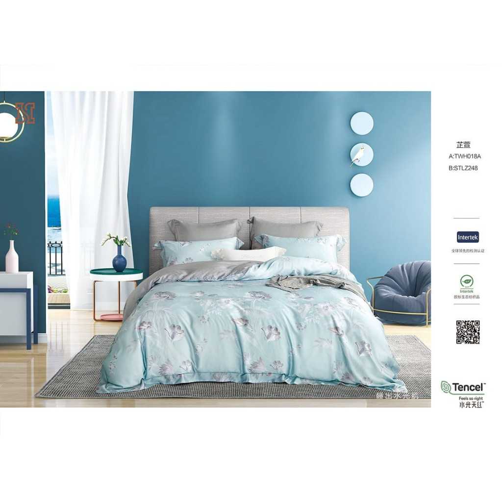 Sprei Tencel Jacquard Motif 200 x 180 x 30