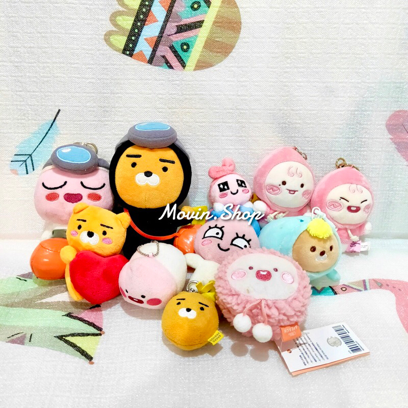 Apeach, Ryan & Jay G Kakao Friends Keychain Doll Plush