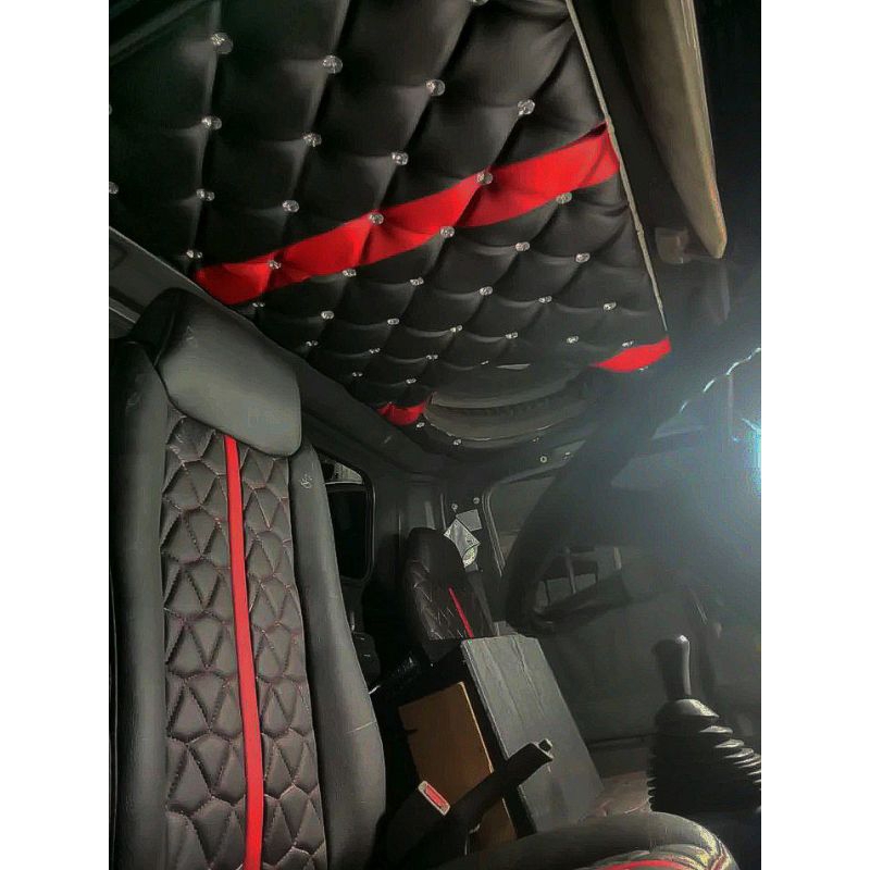 Sarung jok / Cover jok + Plafon atap untuk mobil Isuzu Elf traga, Elf Macan model sofa