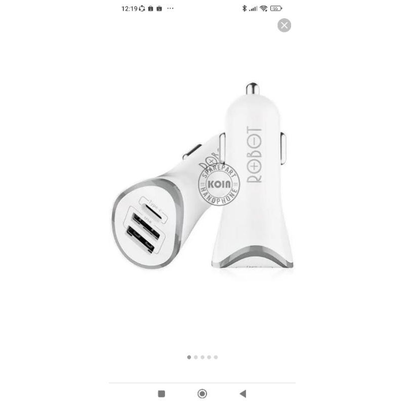 CAR CHARGER ROBOT RT-C08 ORIGINAL