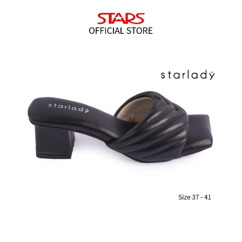 STARLADY Sandal Heels Wanita Catherine Hitam