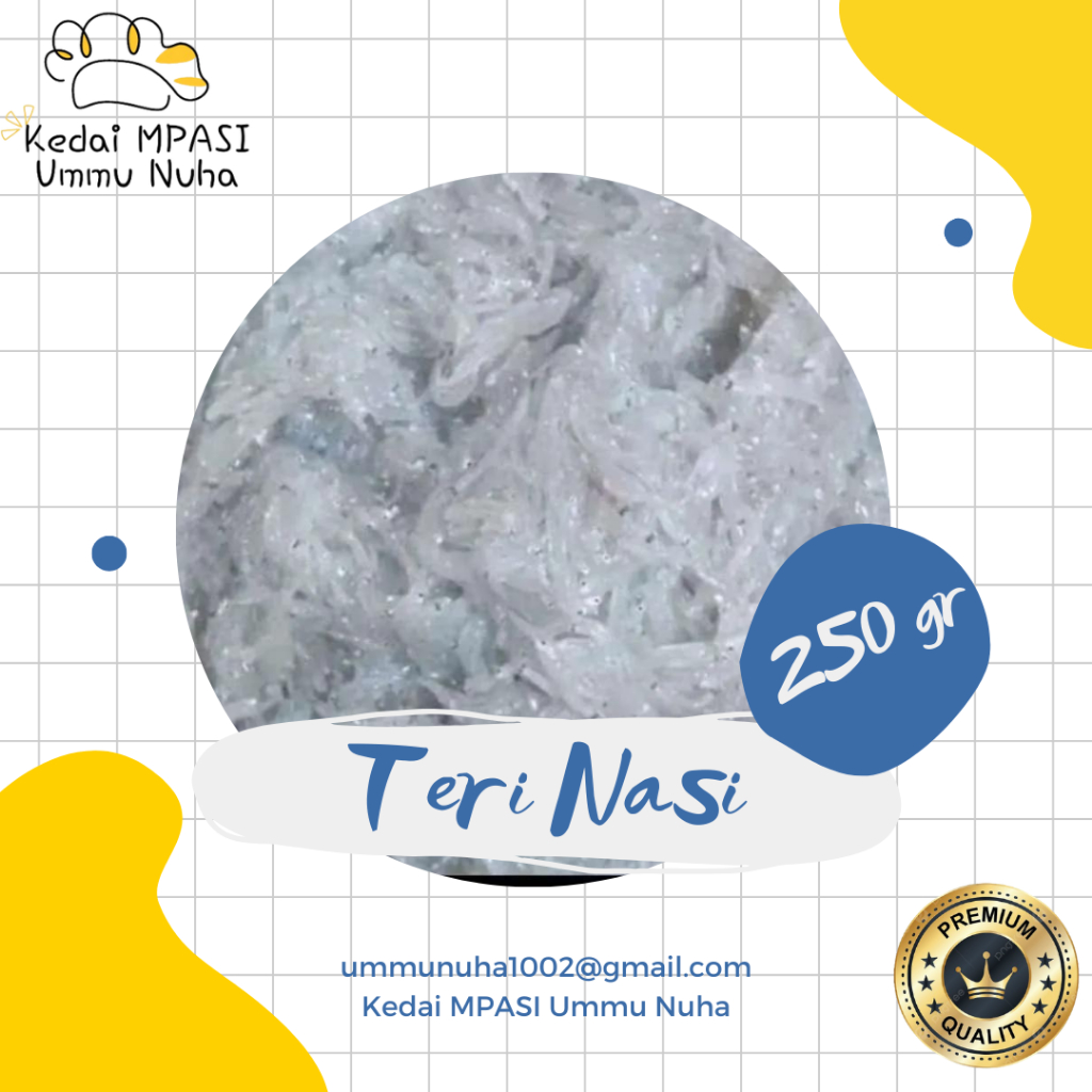 

Teri Nasi Basah MPASI Premium 250gr