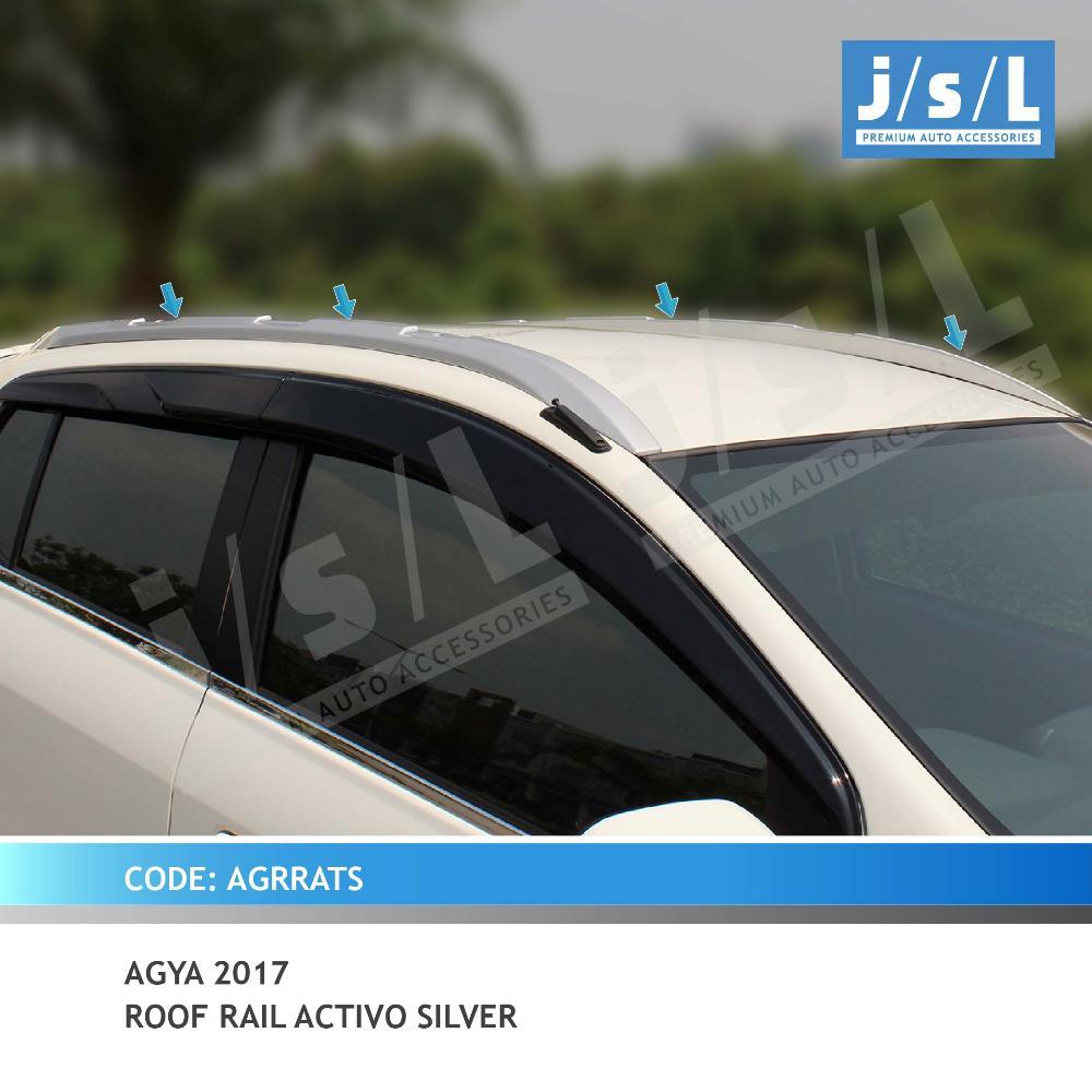 ROOF RAIL AGYA AYLA MODEL ACTIVO COLOUR BY REQUEST