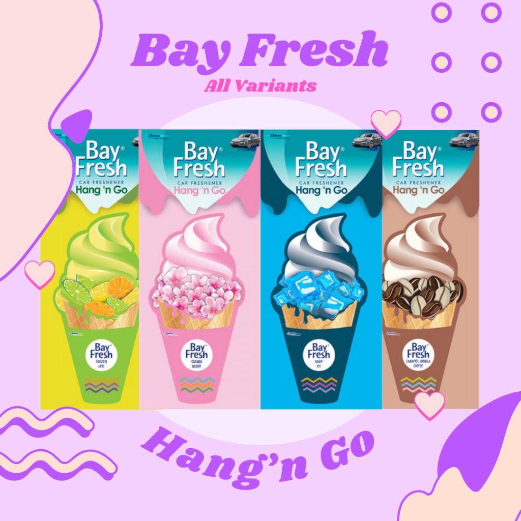 Bayfresh Hang n Go Frozen Lime / Bayfresh Hang n Go Dark Ice / Bayfresh Hang n Go Sakura Bloom / Bay
