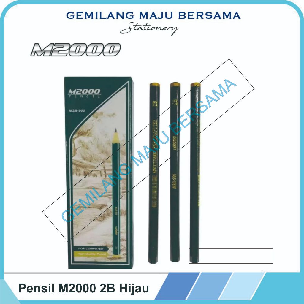 

Pensil M2000 2B Hijau