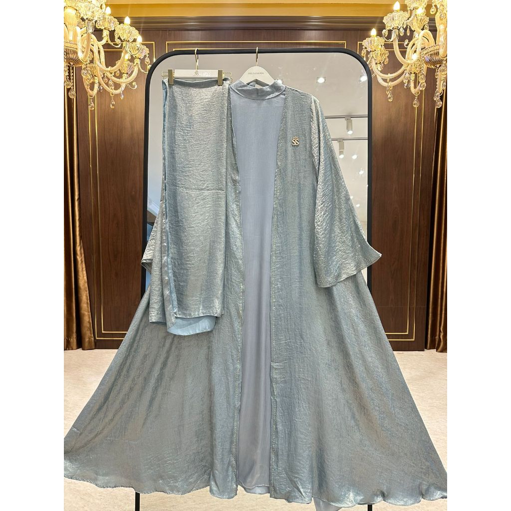 abaya outer set hijab dubai by shella saukia