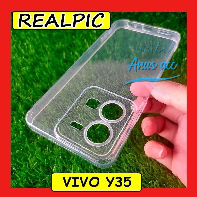 SoftCase Casing BENING VIVO Y35 Silikon Case Bening Clear Transparan TPU PRO CANDY