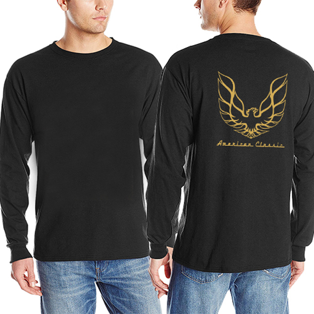 Kaos Pontiac Firebird Trans Am American Classic Eagle Logo Tshirt 100% Cotton | Tangan Pendek & Tang