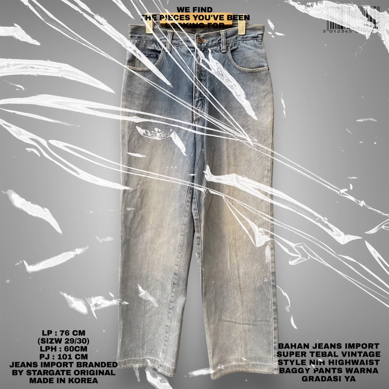 STARGATE ORIGINAL/JEANS IMPORT/KOREAN JEANS/CELANA JEANS IMPORT/HIGHWAIST KULOT JEANS IMPORT/PREMIUM