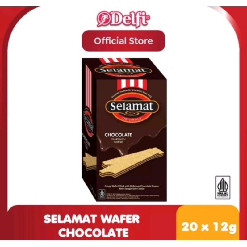 

Selamat Wafer Chocolate 20 x 15g