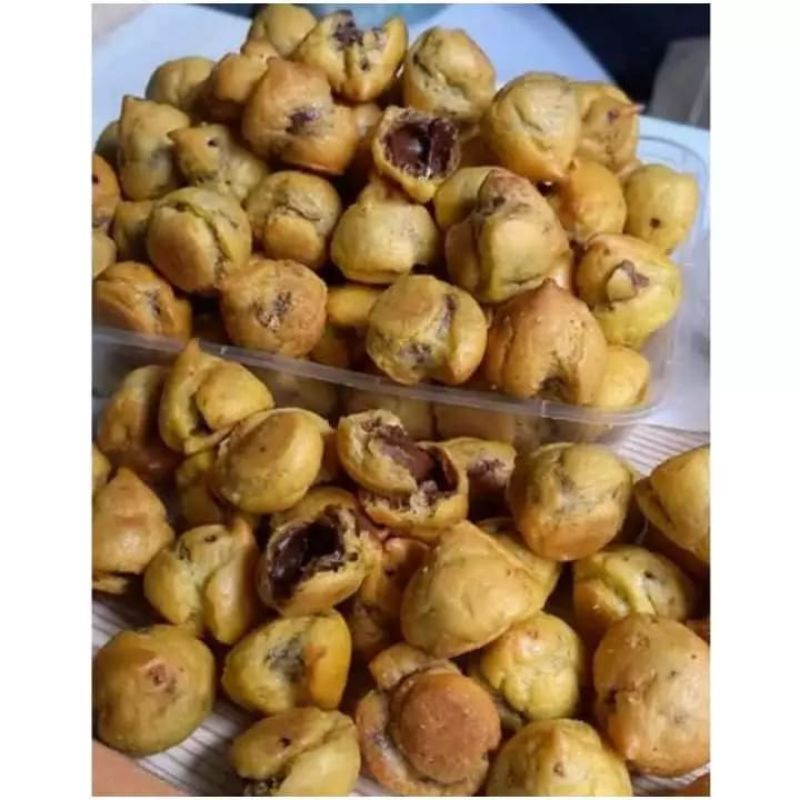 

Kue Soes Kering Isi Coklat 250gram