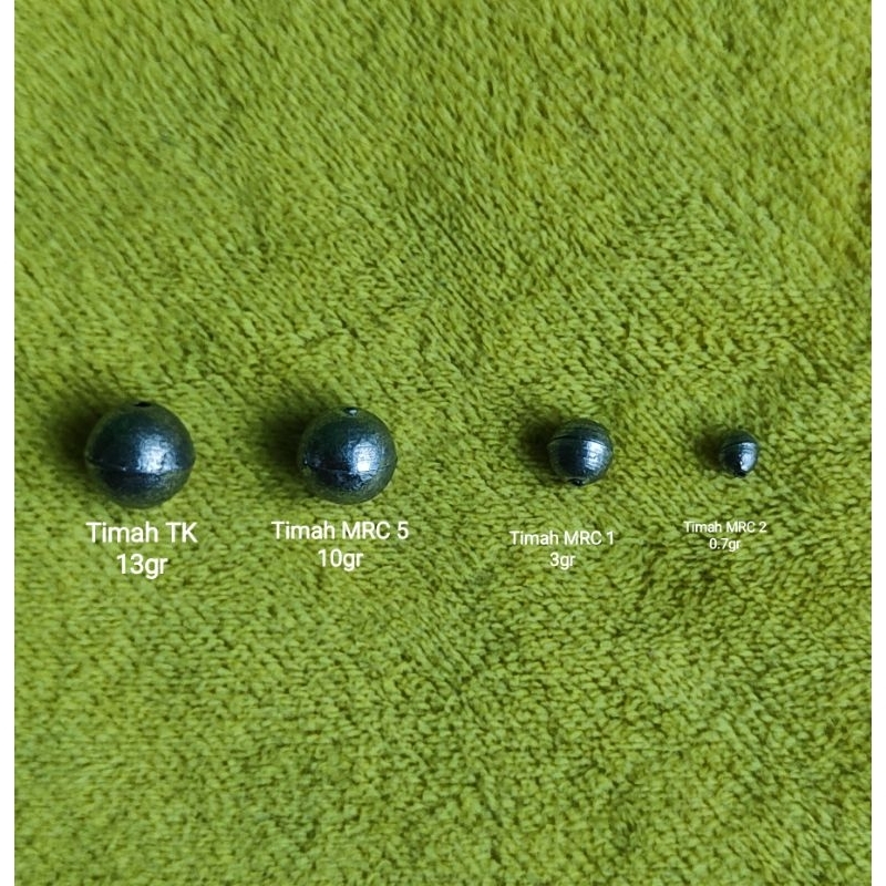 Timah model mrica - timah bulat - timah pancing - timah pemberat pancing