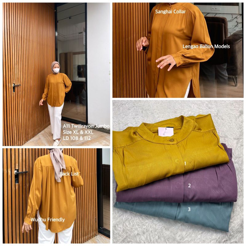 Khanza Blouse by Nurama Shirt