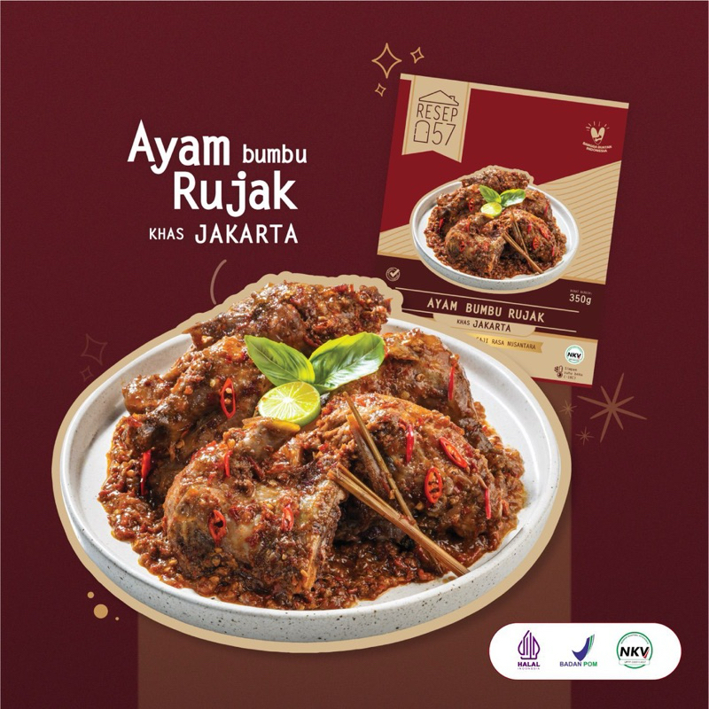 

AYAM BUMBU RUJAK RESEP 57 FROZEN AYAM UNGKEP SIAP SAJI PRAKTIS