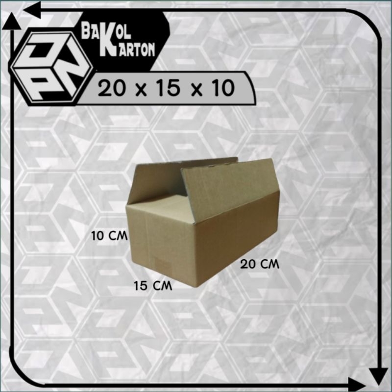 

Kardus 20x15x10 (DOBEL WALL),Kardus Baru , kardus box polos , Kardus Packing