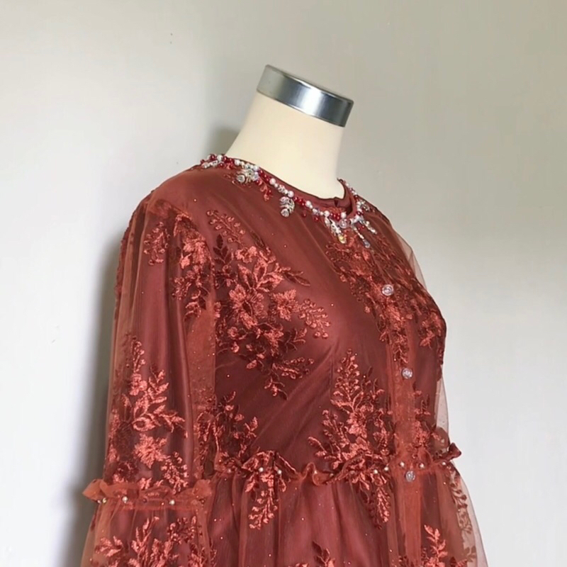 [OUTER BRUKAT Ser.2] Outer Kondangan Wanita Mewah dan Elegan Bahan Brokat Premium Model Terbaru | Ou