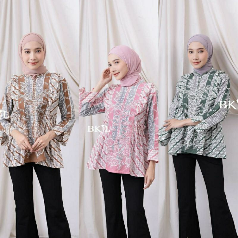Batik Wanita Jumbo Batik wanita modern terbaru