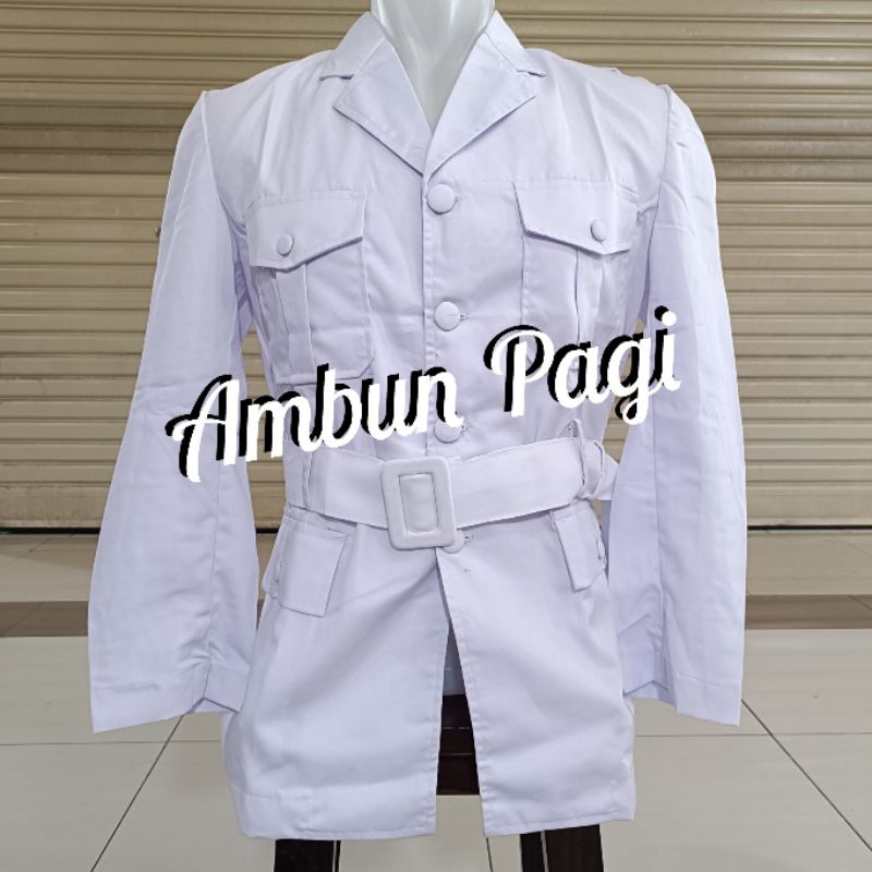 

best seller baju pdu paskibra stelan baju paskibra cowok bahan drill ready stock