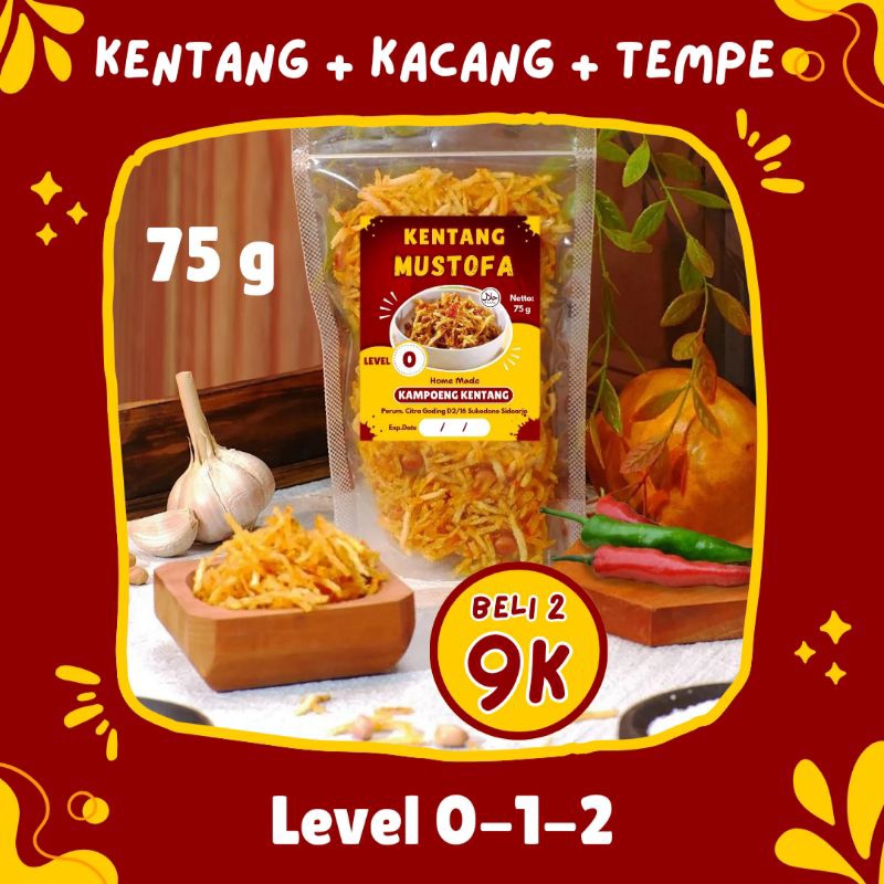 

KENTANG MUSTOFA 75 GRAM LEVEL 0/1/2