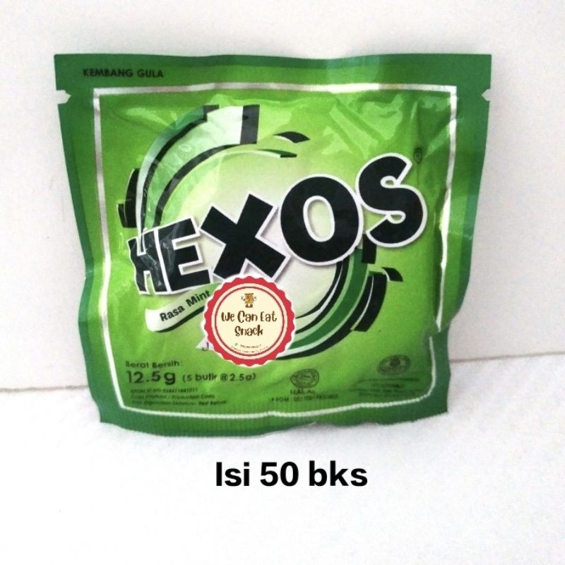 

Hexos Mint Permen Pelega Tenggorokan (Isi 50 Bks)