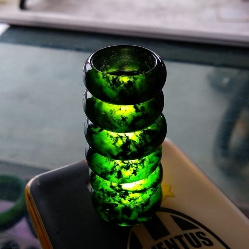 CINCIN BLACKJADE ACEH - RING GIOK HITAM