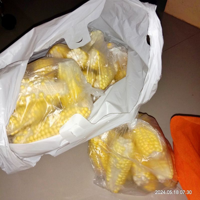 

[PO] Jagung Manis - Kulit Sudah di Kupas - Isi 500 gr Rp. 5000