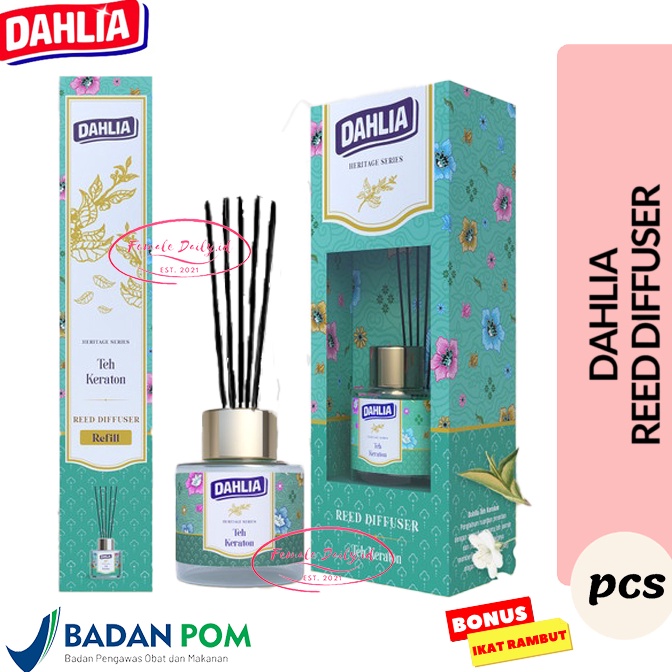Harga Grosir Dahlia Reed Diffuser alatRefil teh keraton pengharum ruangan stick