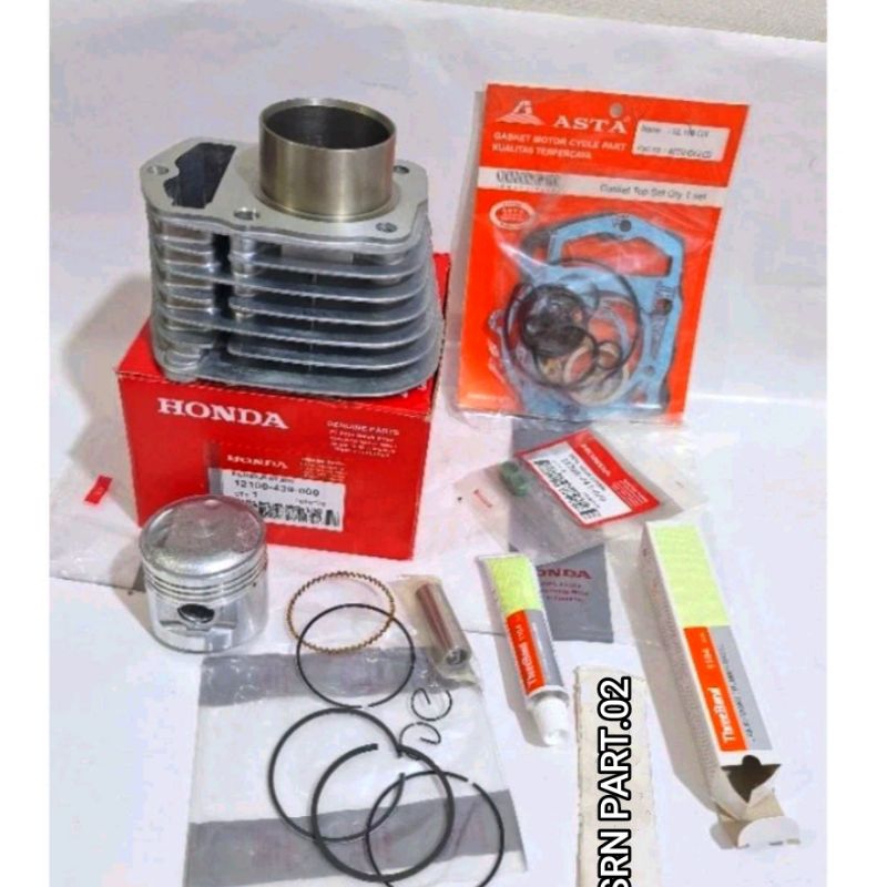 Blok Seher Komplit Honda GL 100 Ukuran Piston 124cm Kode Part (439)