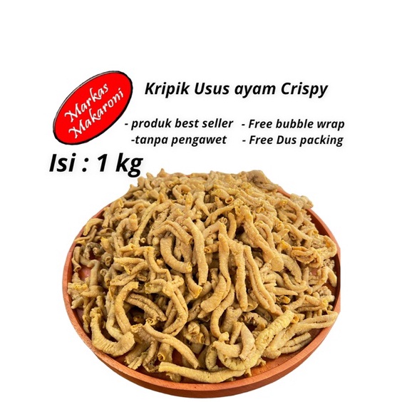 

kripik usus crispy 1kg