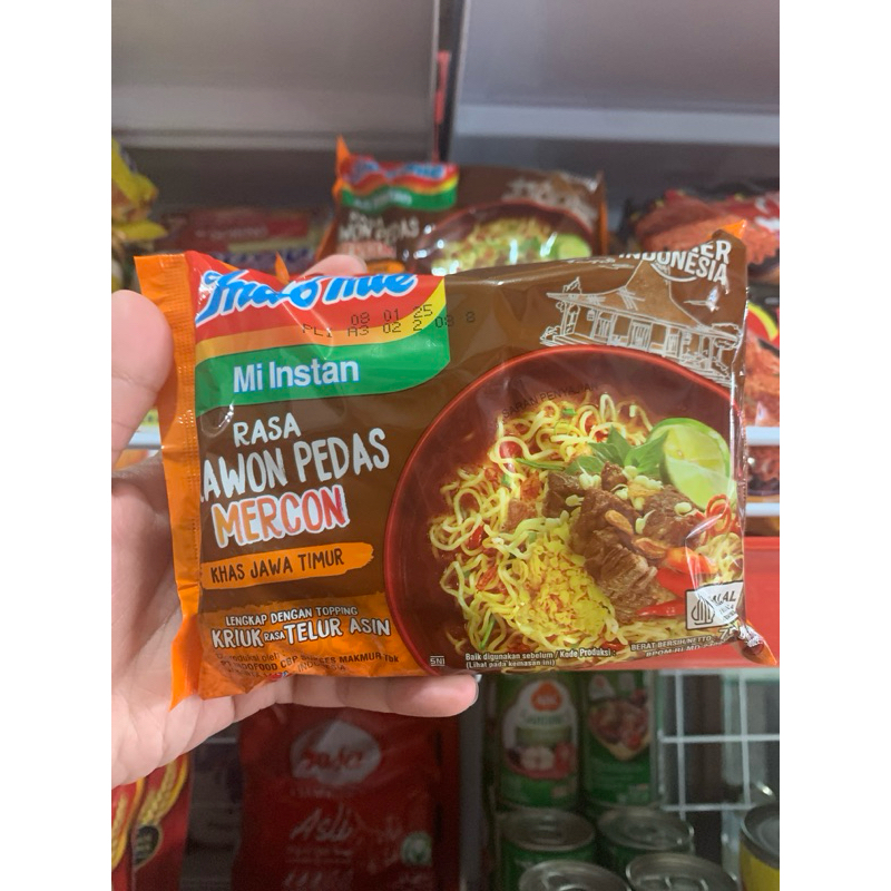 

INDOMIE RAWON PEDAS MERCON KHAS JAWA TIMUR 75gr