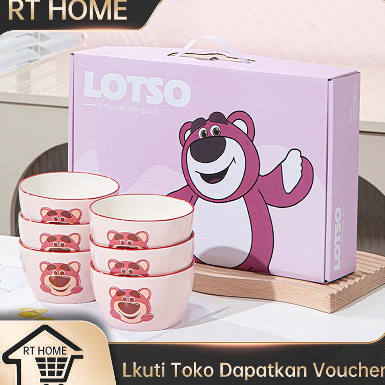 Sale NOME Souvenir mangkuk set porselen biru dan putih bermutu tinggi mangkuk keramik kotak hadiah m