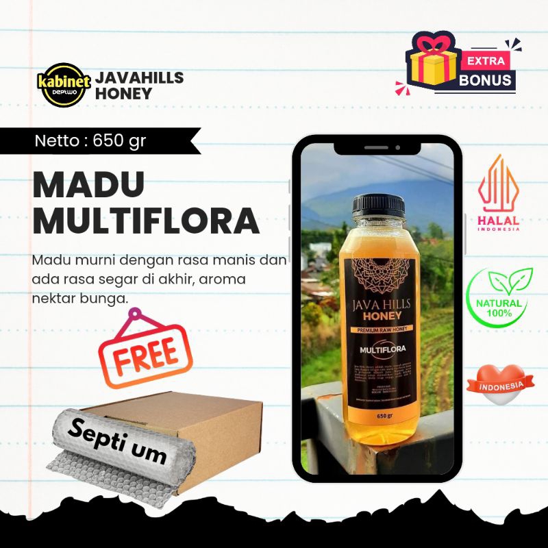 

madu multiflora 650 gr