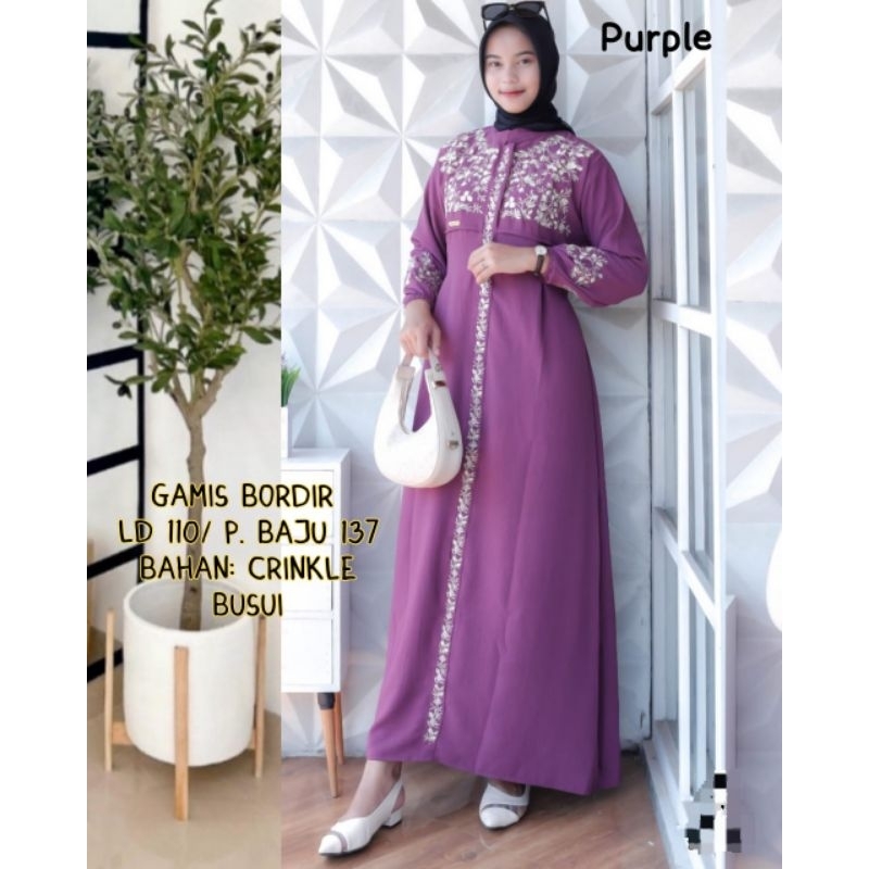 GAMIS BORDIR MADINA PREMIUM